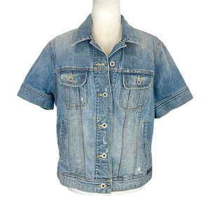 Lucky Brand short-sleeved jean jacket